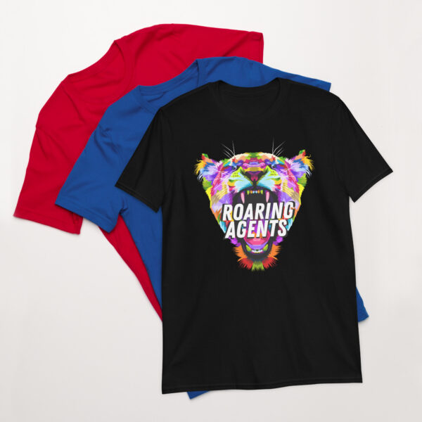 Roaring Agents Colorful Short-Sleeve Unisex T-Shirt